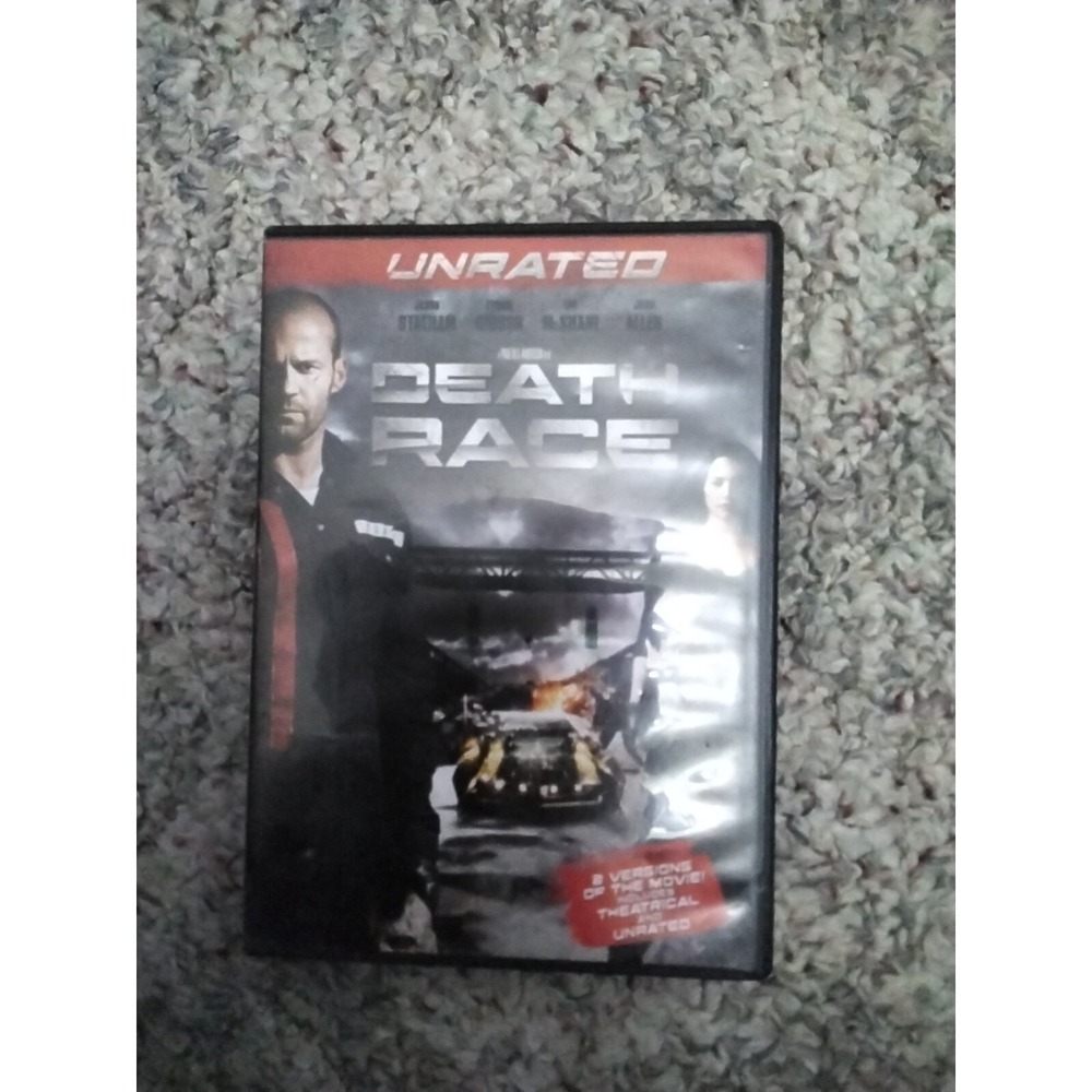 Death Race Unrated Edition DVD Jason Statham Action Movie 2008 Universal Studios